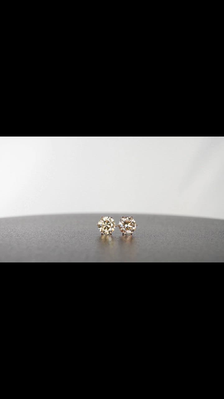 片耳✖️2  K１８　１．０ｃｔ　  天然 ダイヤモンドピアス 楽天市場】ダイヤモンド ピアス 片耳用 一粒 K18 0.1カラット