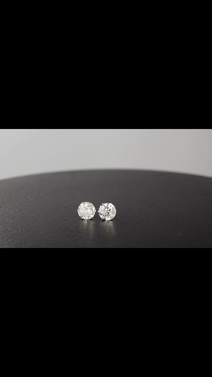 タツオナガハタ　一粒ダイヤピアス ダイヤモンド ピアス 一粒 1.5ct プラチナ Pt900 6本爪 0.75