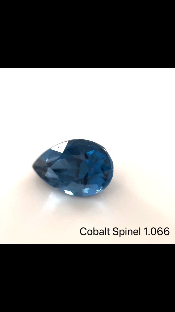 コバルトスピネルルース天然石0.94ct ノー付Cobalt spinel コバルトスピネルルース天然石0.94ct ノー付Cobalt spinel 指輪