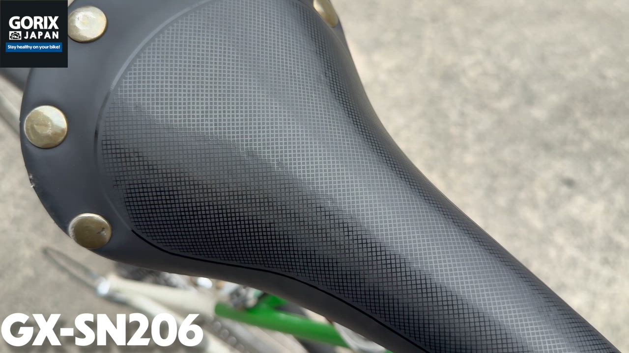 さとる GORIX サドル 自転車 [鋲付きクラシックなデザインと適度な