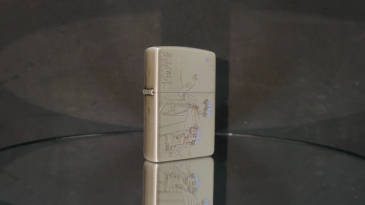 zippo 葬送のフリーレン ヒンメル シルバー アニメ 両面刻印 2024年製 葬送のフリーレン Zippo(ヒンメル＆フリーレン) | フィリア