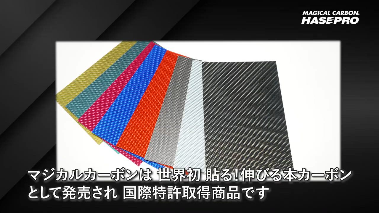 ハセプロ カーボンシート 本カーボン フリーサイズ ブラック M