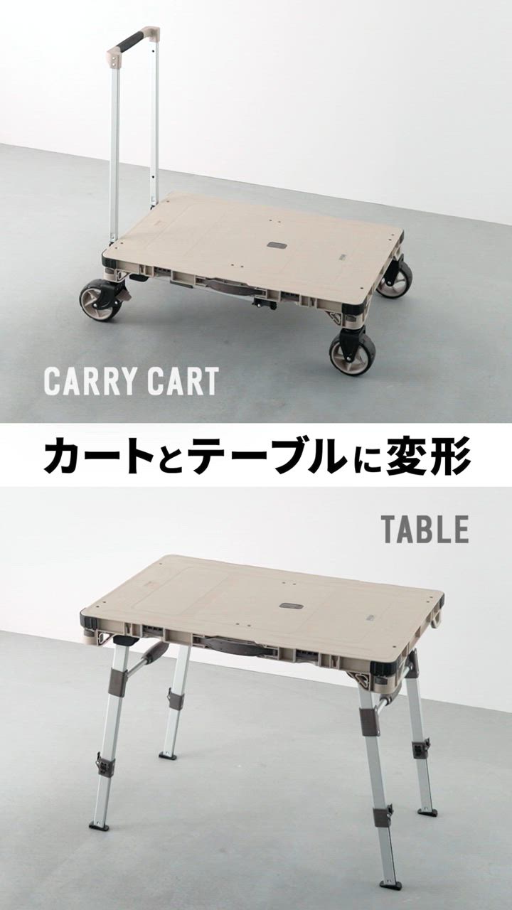 SANWA SUPPLY キャリーカート ＆ アウトドア テーブル