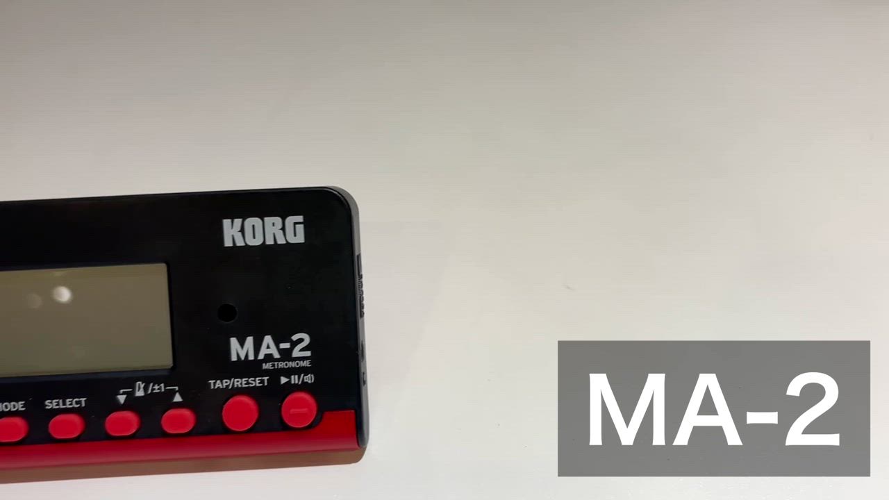 KORG MA-2 ブラック＆レッド MA-2-BKRD メトロノーム <メール便