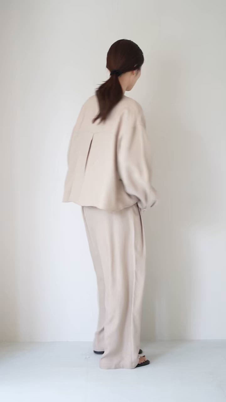YSL イブサンローラン ノーカラージャケット Yves Saint Laurent レディースノーカラージャケット|コート