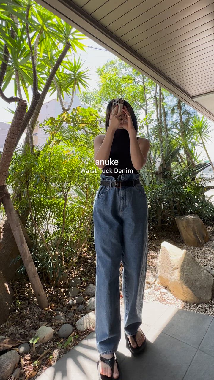 ànuke online store（アンヌーク） / Waist Tuck DenimWaist