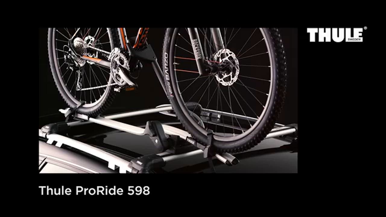 送料込み　スーリー THULE 598 プロライド　ブラック THULE スーリー (THULE) サイクルキャリア ルーフマウント