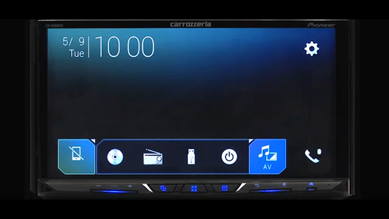 カロッツェリア FH-8500DVS 6.78V型ワイドVGAモニター DVD-V/VCD