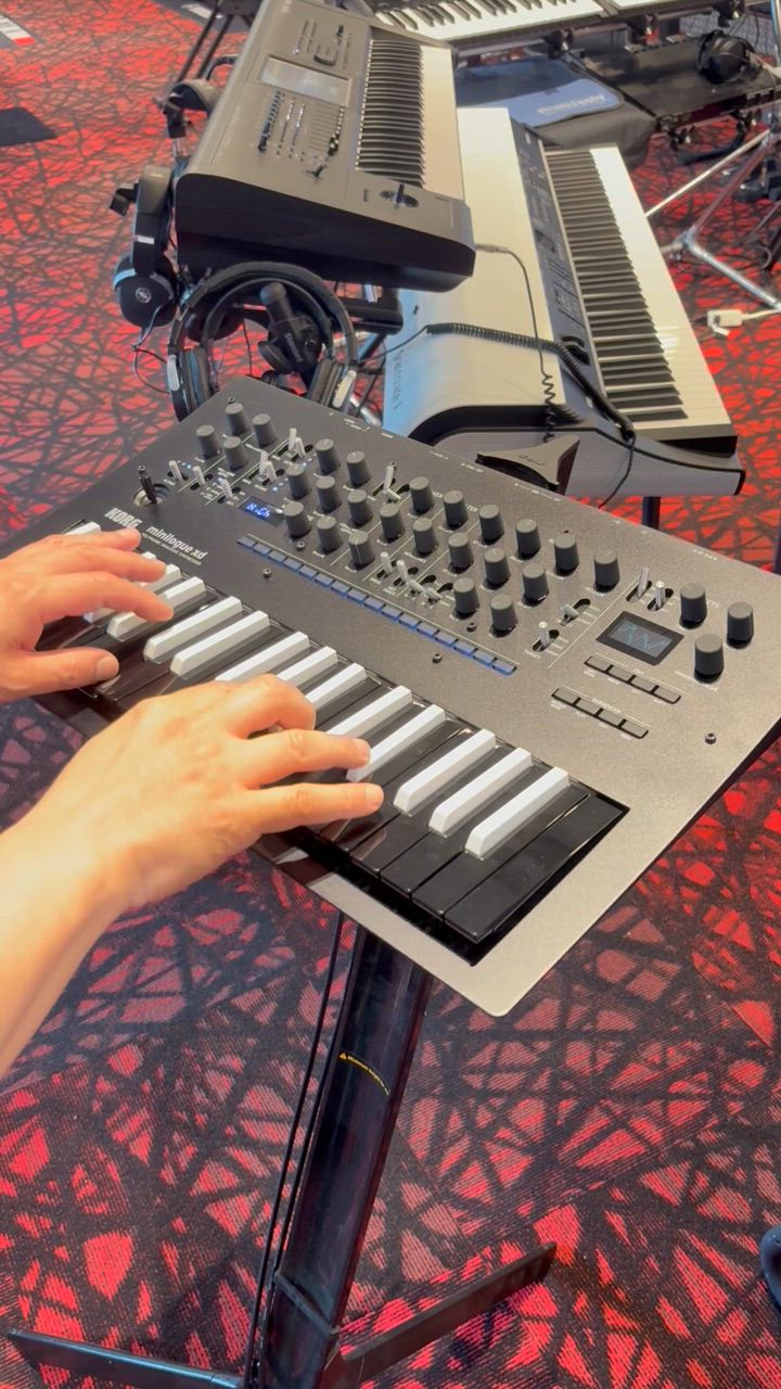 KORG ［反転鍵盤モデル］KORG minilogue xd Inverted [minilogue
