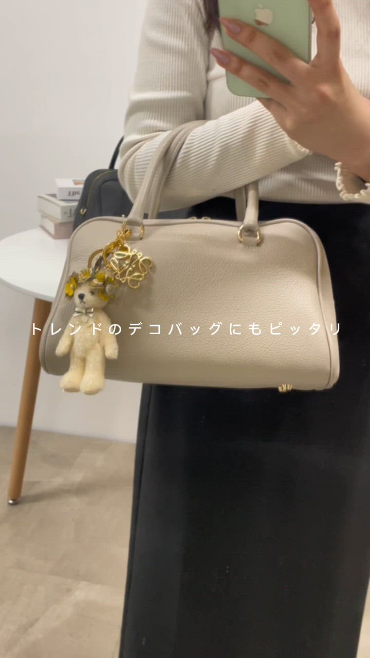 ロエベ　キーホルダー　バッグチャーム　シルバー 楽天市場】ロエベ LOEWE キーリング バッグチャームシルバー