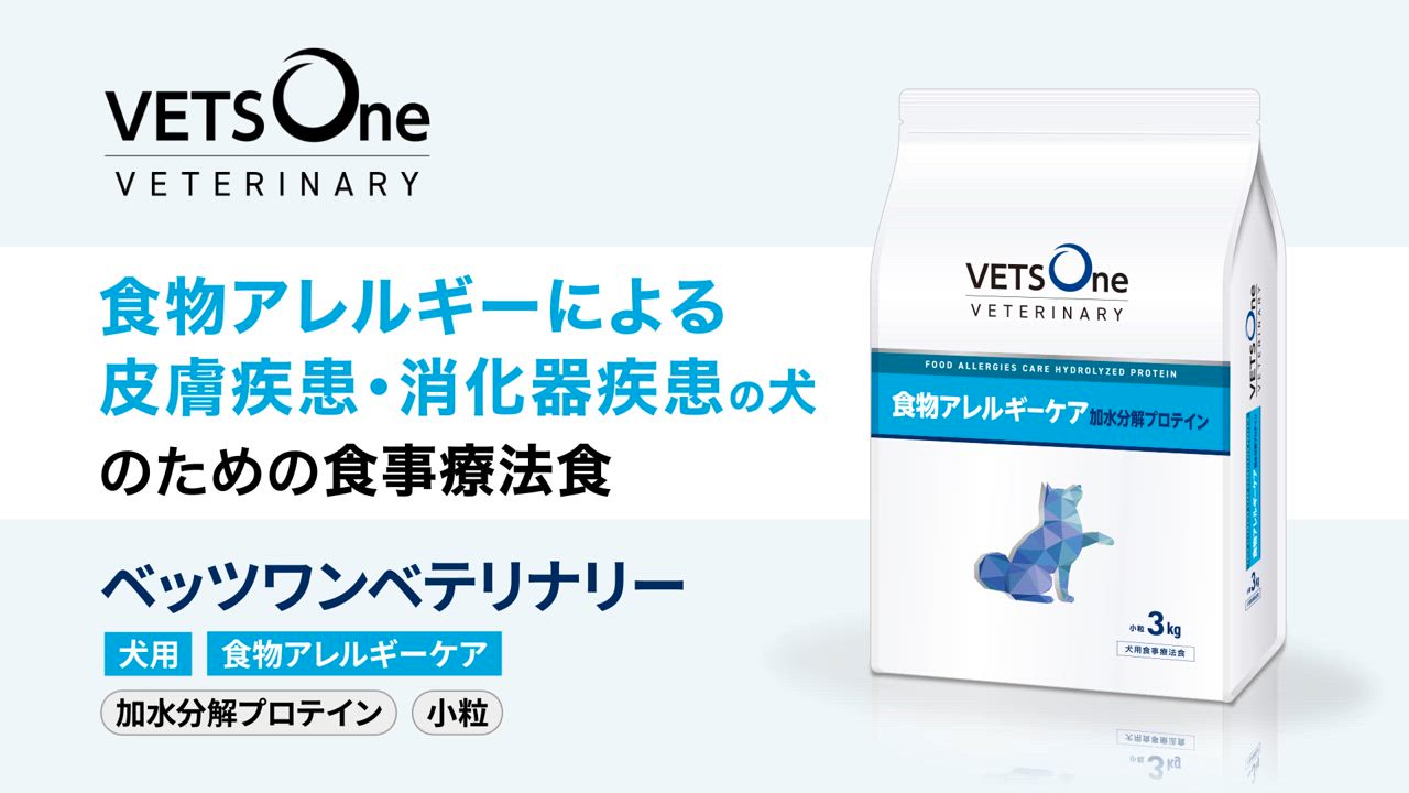 ★はる★VETSOne 食物アレルギーケア 3kg ベッツワンベテリナリー 犬用 食物アレルギーケア アミノ酸