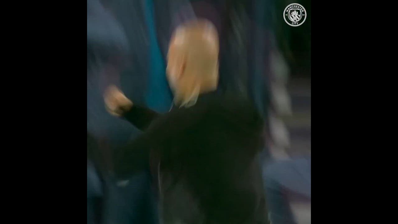 終了間際の決勝点でペップ監督も感情爆発｜マンチェスター・シティ