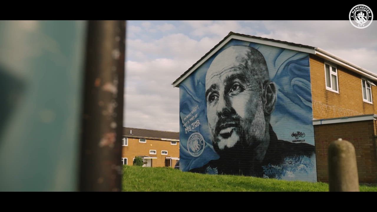 監督通算1000試合達成のペップを祝福して｜マンチェスター・シティ