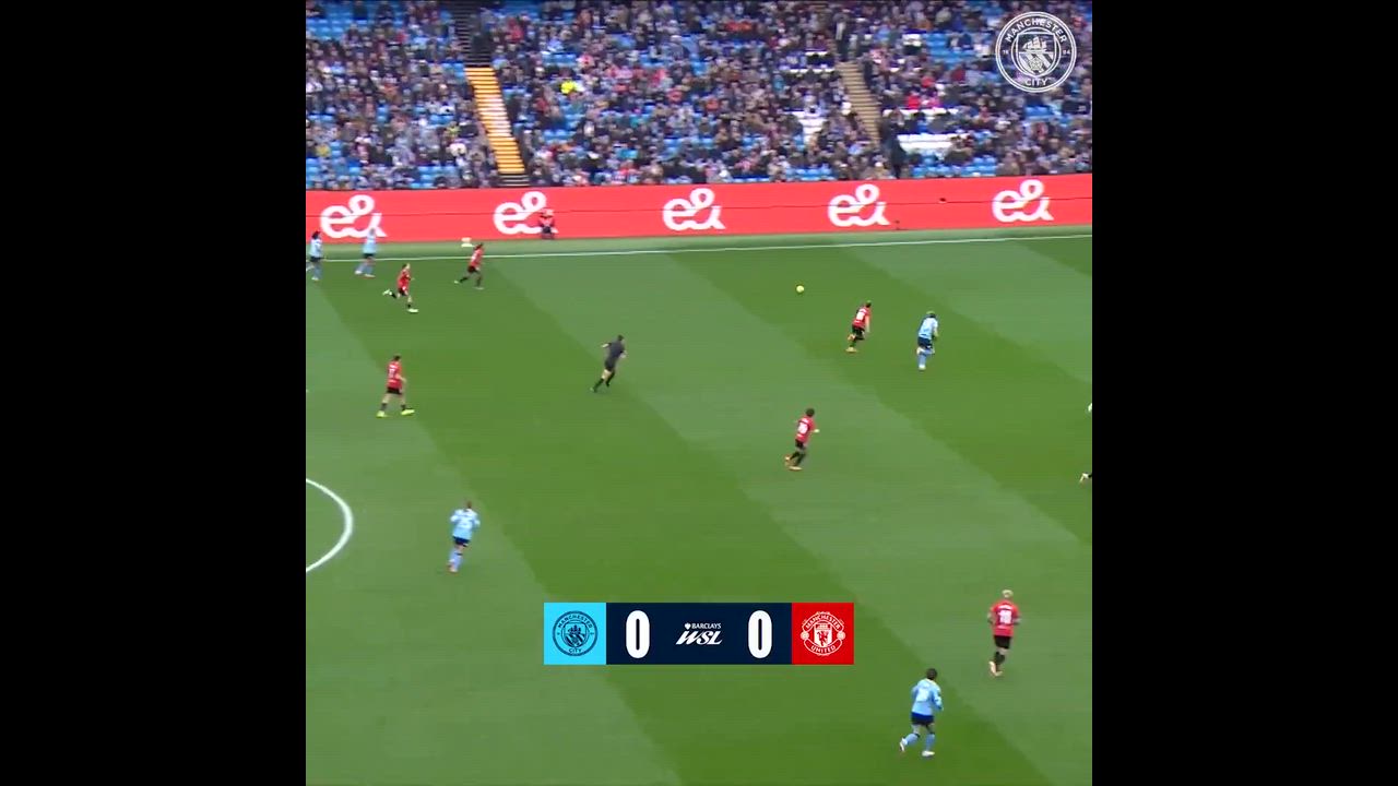 熱血！女子のマンチェスター・ダービーをハイライトで｜マンチェスター・シティ