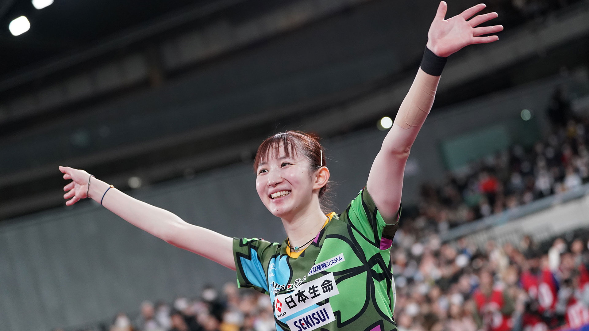 【全日本卓球】女子シングルス優勝の早田ひなからファンにメッセージ、「3連覇達成、本当にうれしいです！」