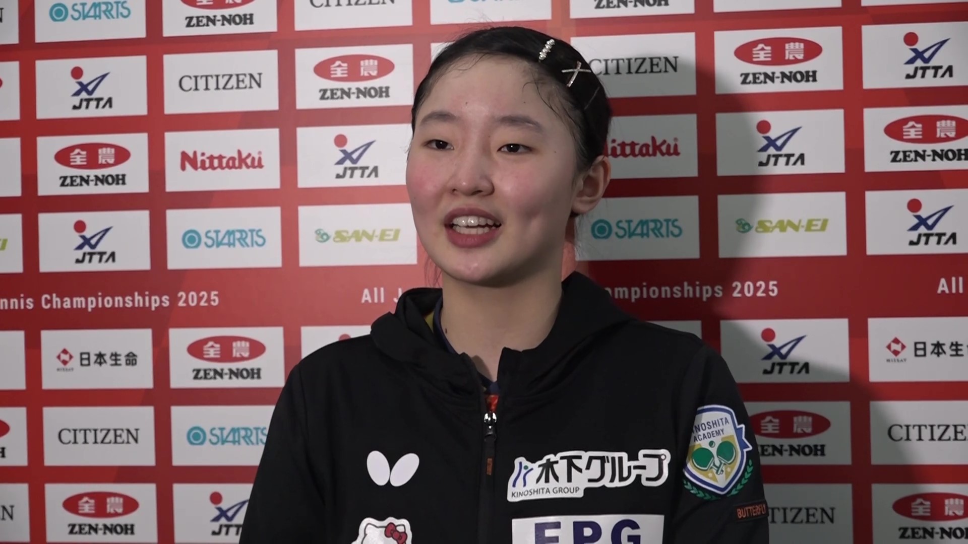 【全日本卓球】張本美和「今日のすべての試合を勝ちきれてうれしい」