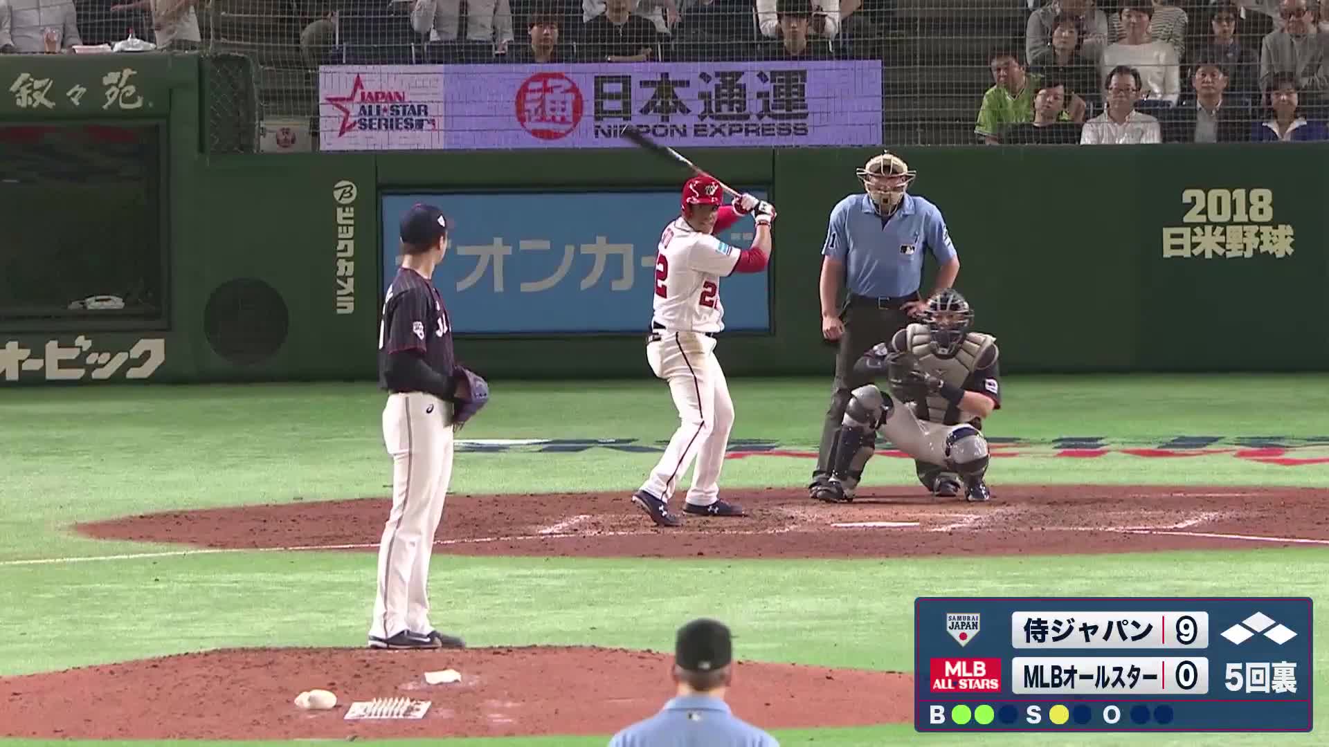 動画 Mlbオールスターが反撃開始 ソトが2試合連続ホームラン 18日米野球 第2戦 スポーツナビ スポーツナビ 侍ジャパンチャンネル
