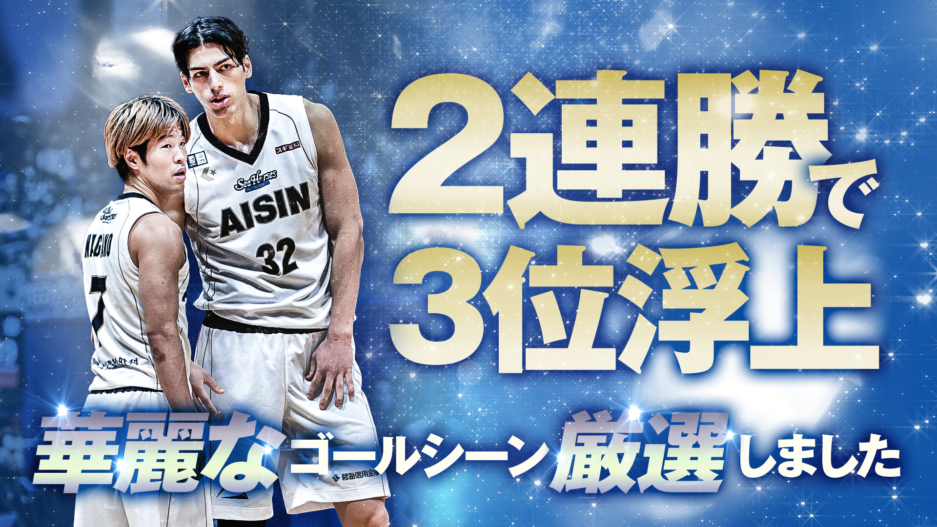 【シーホース三河】華麗なるパス！からのゴール！