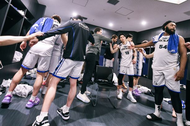 【シーホース三河】CS 宇都宮戦終了後のロッカールーム