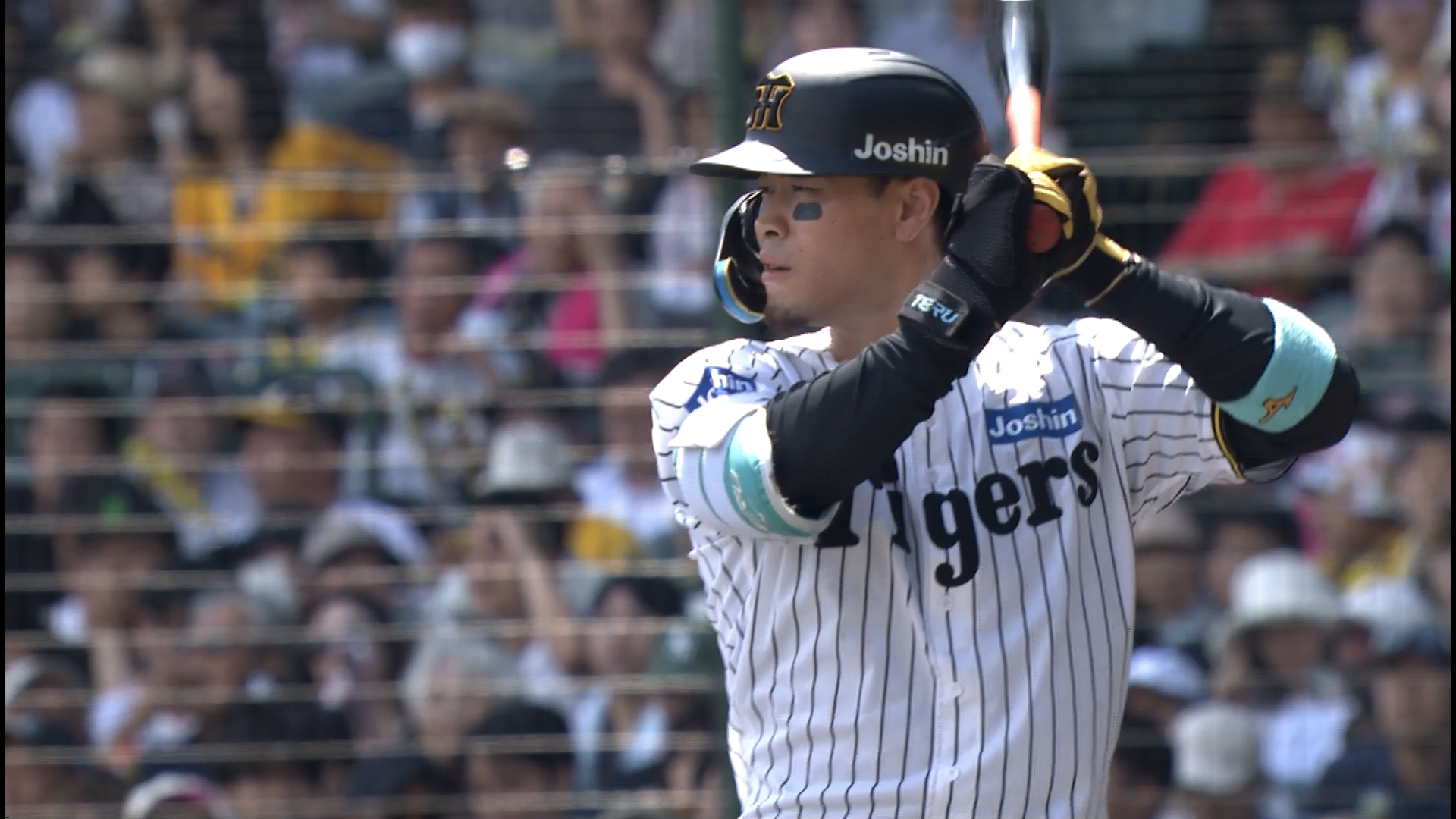 【1回裏】佐藤輝 野手のいないところへ軽打!! 先制タイムリー!! 2025/06/21 T-H