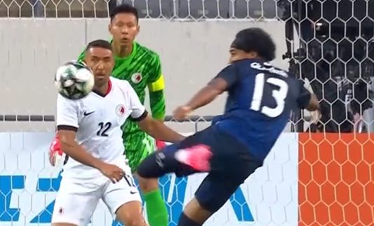 美しい左足ボレーで初出場初得点！日本はジャーメイン良のゴールで先制 東アジアE-1サッカー選手権2025 日本対ホンコン・チャイナ