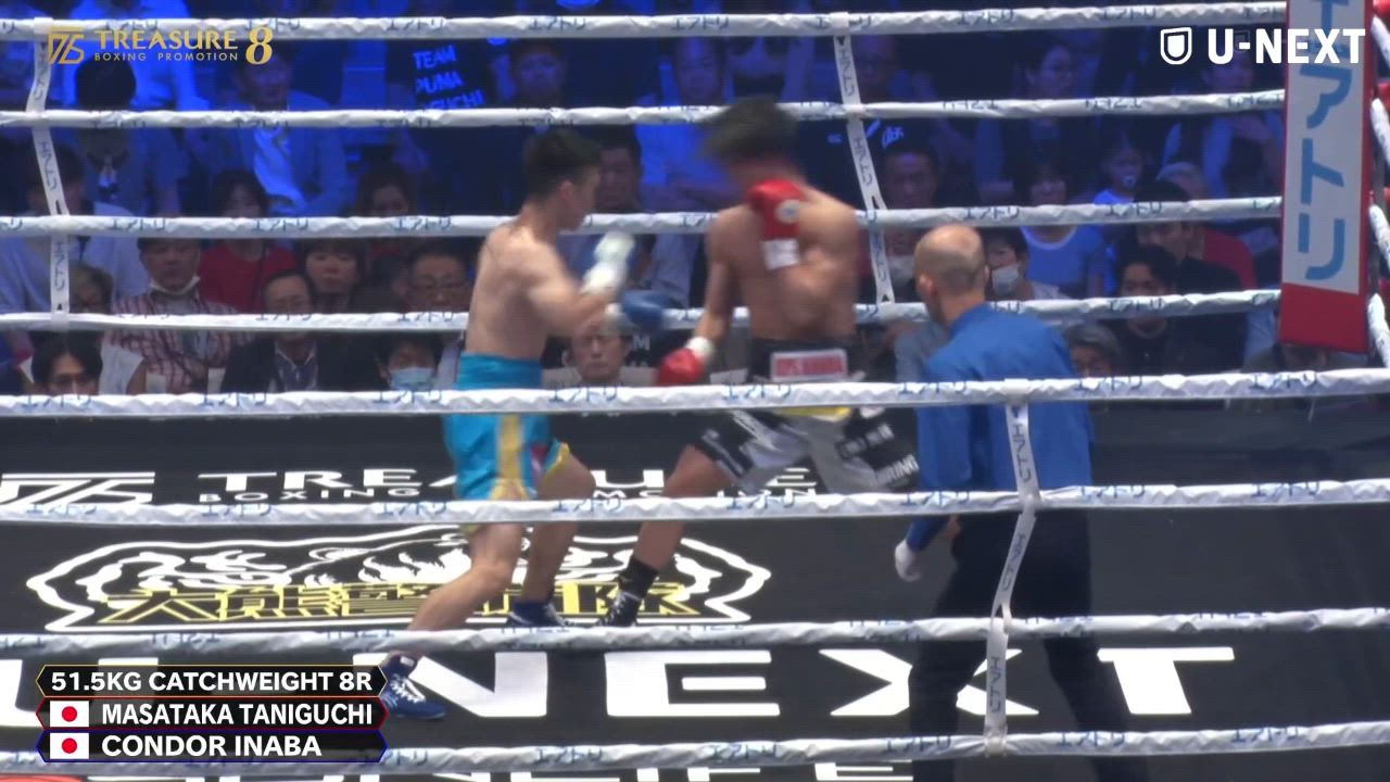 【ボクシング】谷口将隆の左、一閃！衝撃KO勝利！｜5.20 TREASURE BOXING PROMOTION 8