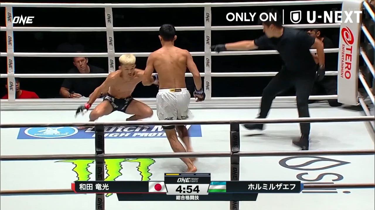 【MMA】元祖「おたつロック」和田竜光、1R開始直後に大ピンチの局面をグラウンドで取り返す！結果は3R判定負けに｜7.18 ONE Friday Fights 116