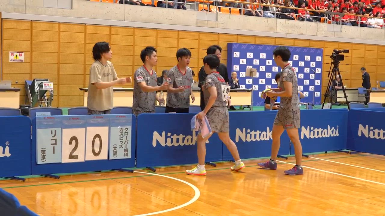 【快進撃】熱すぎる！リコーがストレート勝利で決勝進出｜リコー vs クローバー歯科カスピッズ｜第74回全日本実業団卓球選手権大会