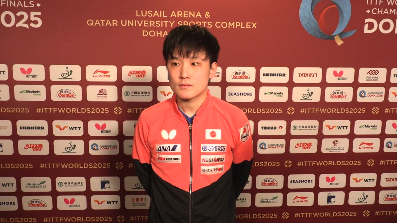 【卓球】張本智和 強敵イム・ジョンフンに快勝「しっかり対策できた。まだラウンド64に勝ち上がっただけ」｜世界卓球2025