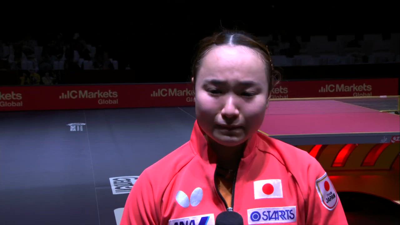 【卓球】伊藤美誠、涙のメダル確定「大舞台で勝てて良かった」｜世界卓球2025