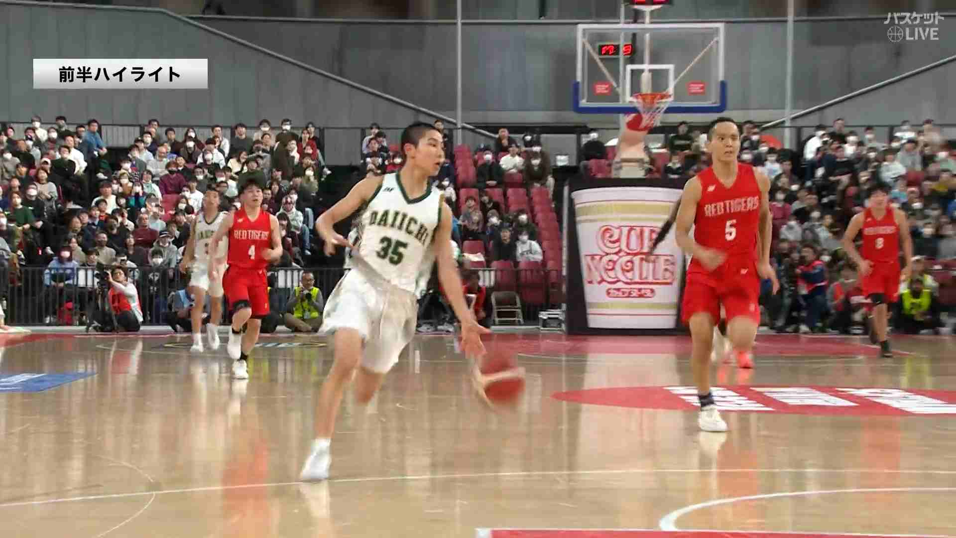 【ハイライト】【WC2024】男子準々決勝 福岡第一(福岡2) vs 開志国際(新潟1)（2024.12.27）