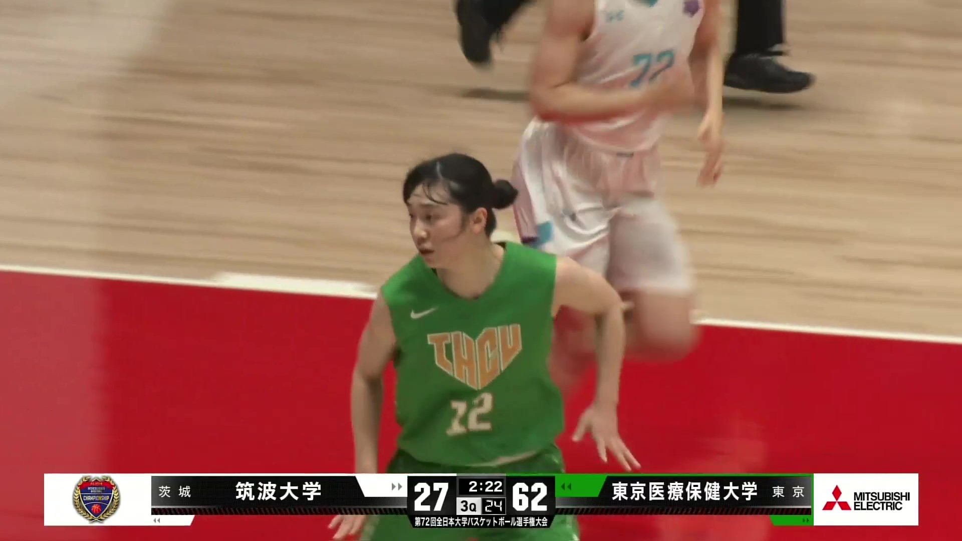 動画 インカレバスケ 東京医療保健大 4連覇へ向け 決勝へ 木村亜美 3年 東京成徳大高 一気にスピードを上げて相手守備を切り裂く 女子準決勝 スポーツナビ バスケットlive アマチュア