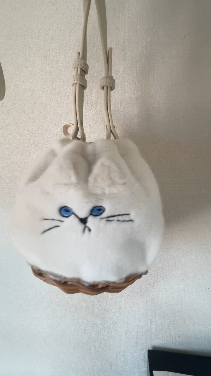 HAYNI 「新色アクア登場」猫 ねこ ショルダーバッグ レディース