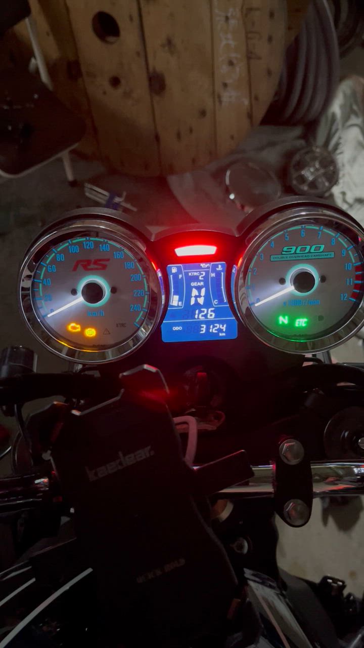 オダックスメーターパネル　Kawasaki z900RS用　新品 Odax ODAX オダックス ELメーターパネル タイプ：通常セット