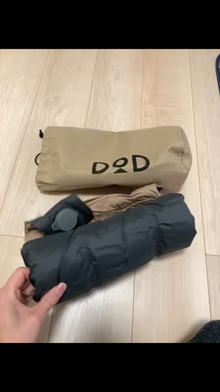 DOD 枕 キャンプ用枕 カバー付き ディーオーディー