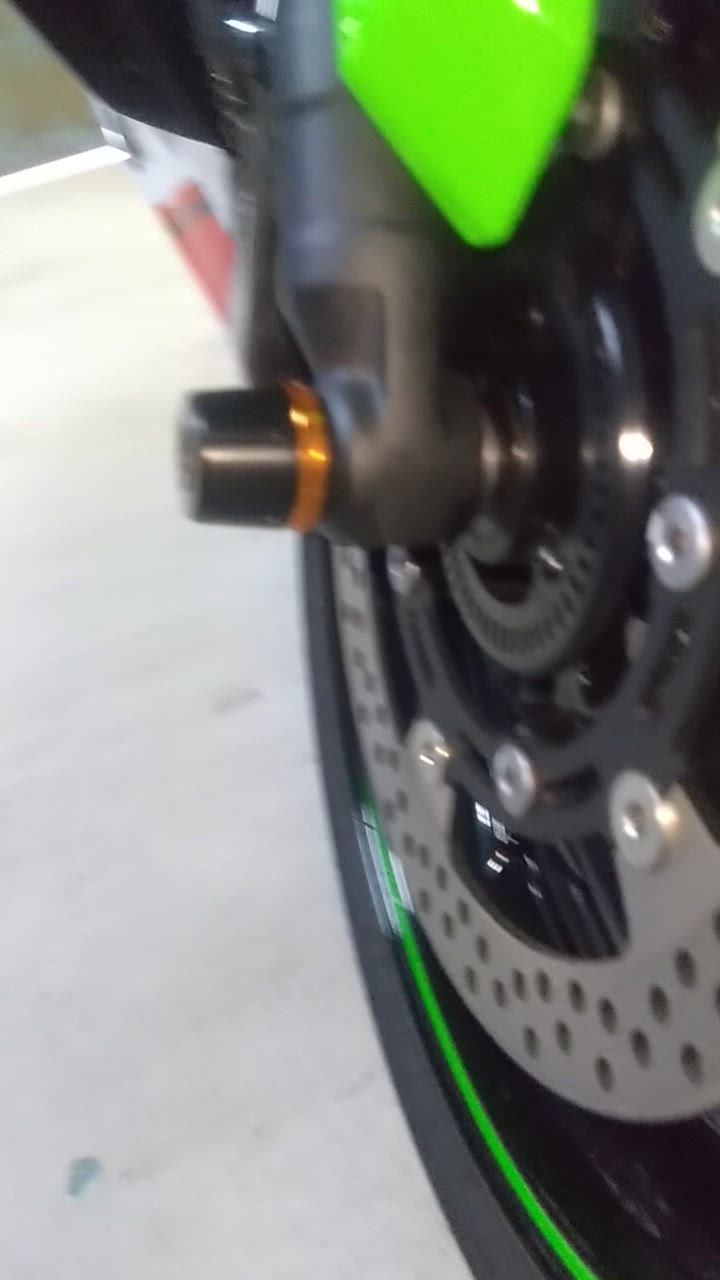キムザップ　専用 Ninja NINJA ZX-25R ZX-4R ステムナットキャップ 金 SNIPER