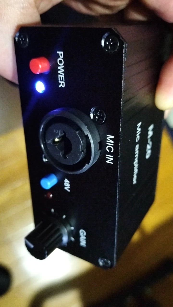 マイクプリアンプアンプステレオシステム耐久性のある頑丈な充電