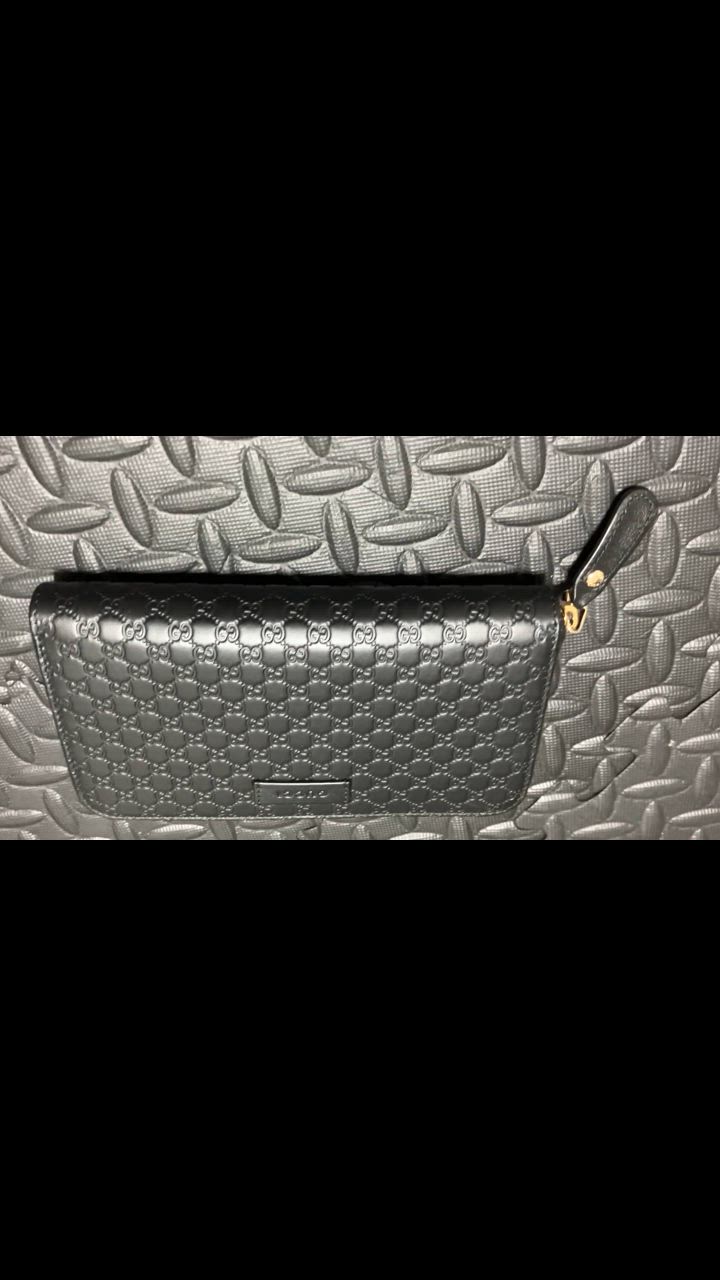 GUCCI 新品 グッチ 長財布 ブラック 449391 BMJ1G 1000 マイクロ