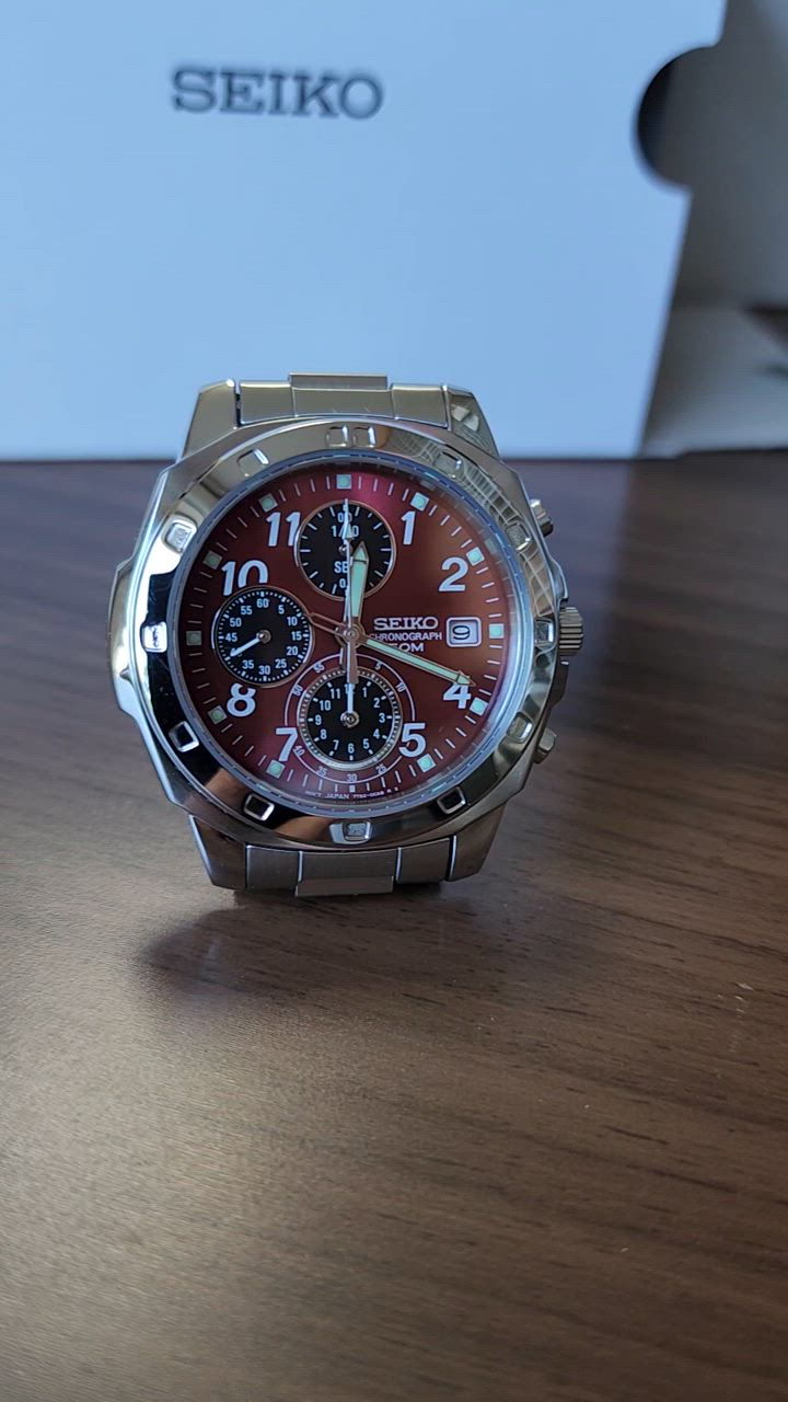 SEIKO セイコー（SEIKO） 逆輸入 クロノグラフ SND495 : neel