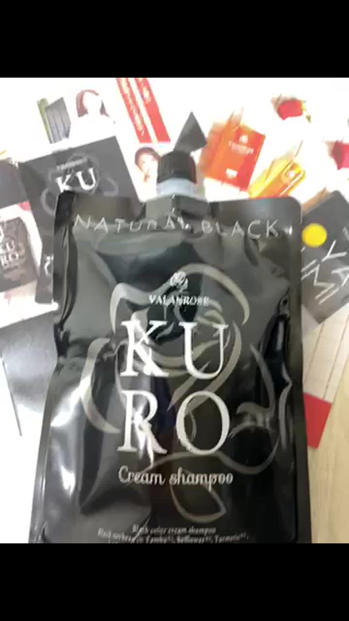 VALANROSE 白髪染め シャンプー バランローズ KUROクリーム