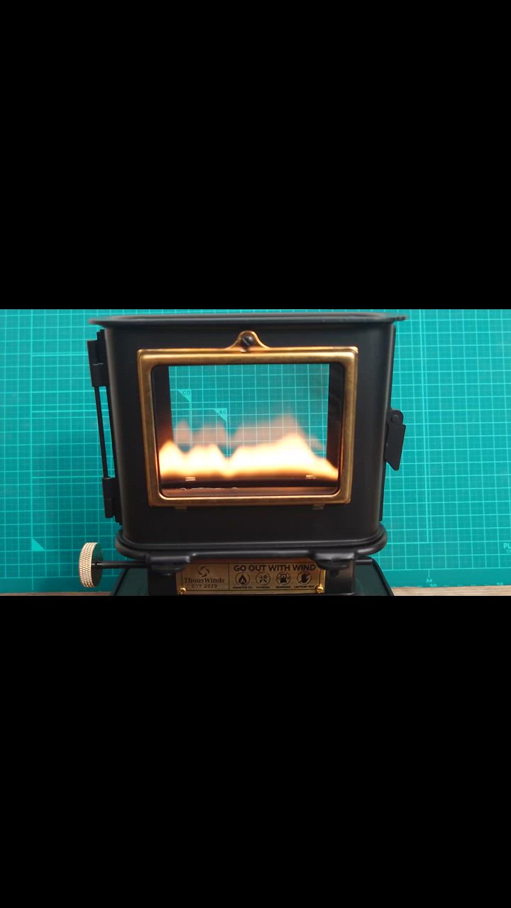 アイロンストーブ ThousWinds 焚き火台 ファイヤーダンス