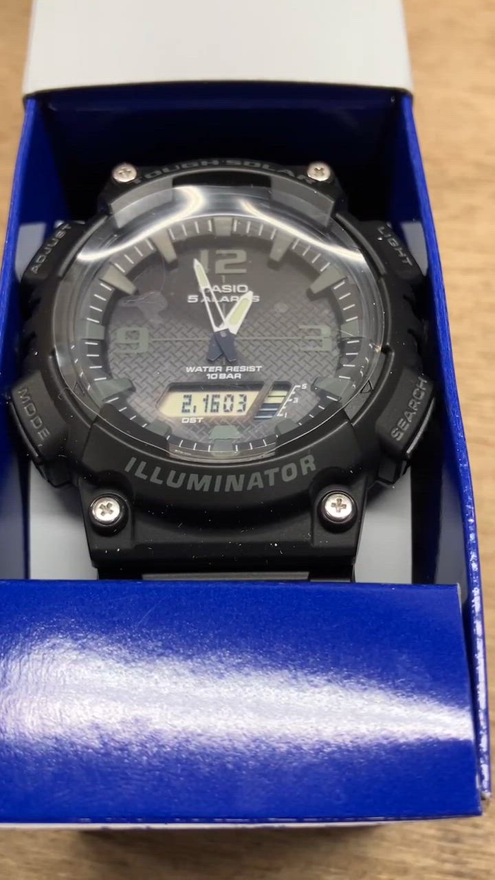 CASIO カシオ AQ-S810W-1A2JH ブラック メンズ 腕時計
