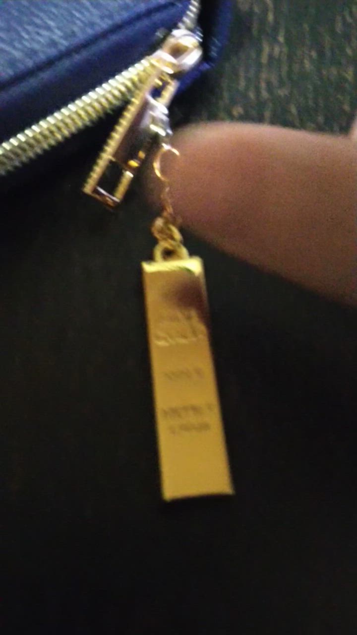 キーホルダー 刻印 ゴールド 金の延べ棒 ゴールドインゴット