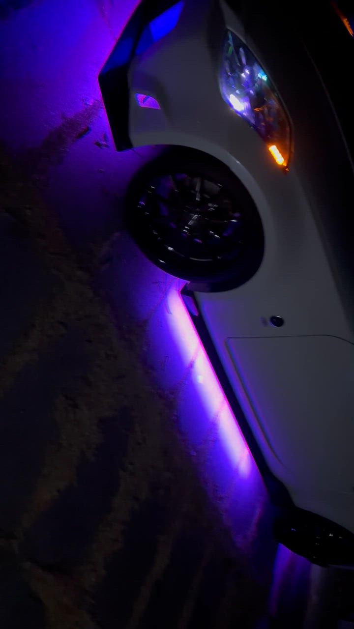 スマホ操作LEDテープ アンダーライト アンダーネオン 150cm 防水