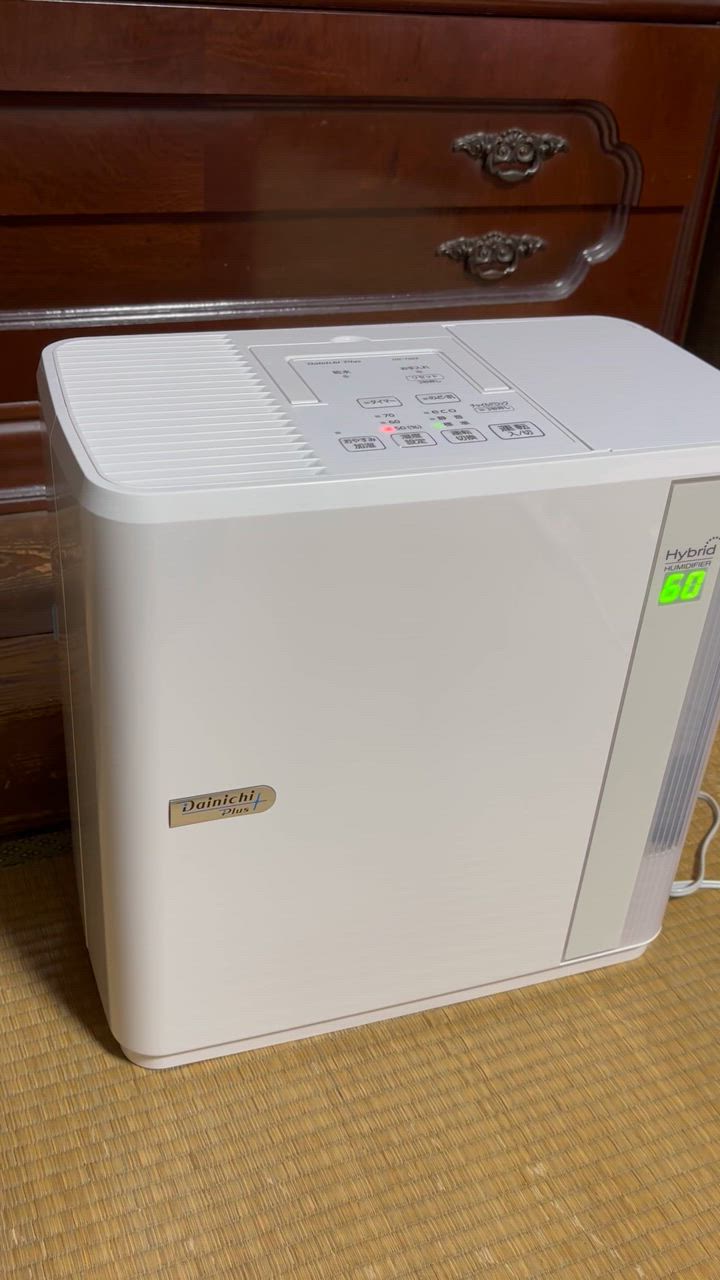贅沢 ダイニチ加湿器Dainichi Plus WHITE HD-7022(W) 加湿器