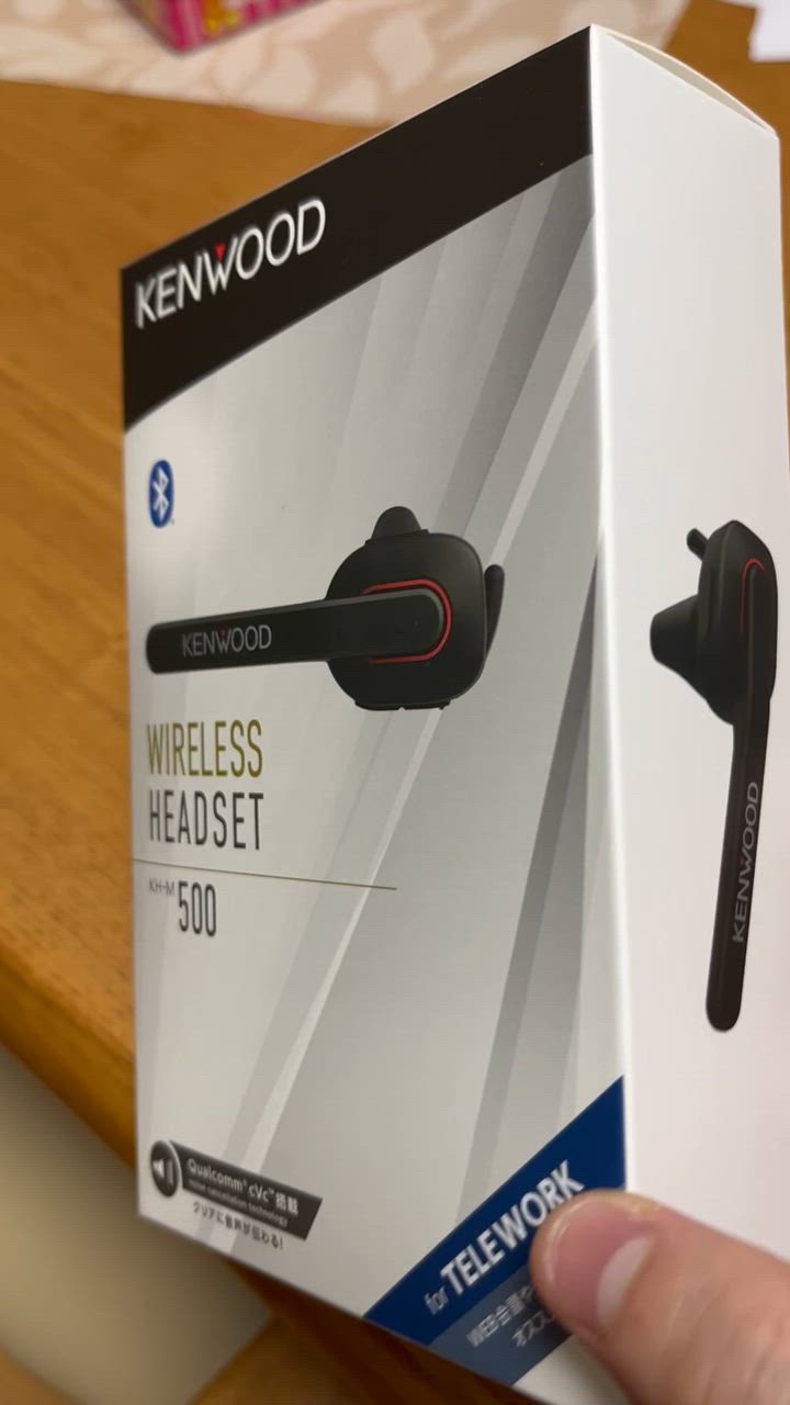 JVCケンウッド KH-M500-B KENWOOD ケンウッド ワイヤレスヘッド