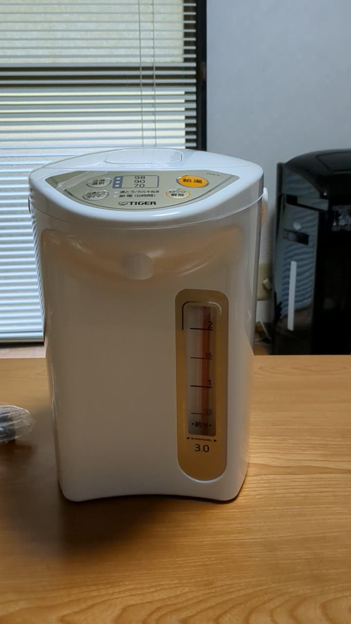 タイガー魔法瓶 電気ポット タイガー 3リットル 3L 湯沸かし