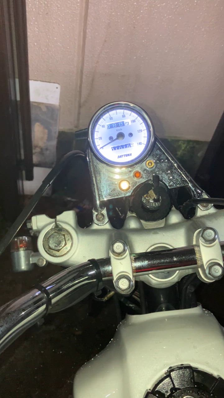 デイトナ DAYTONA バイク用 ミニメーター 機械式スピードメーター φ60 