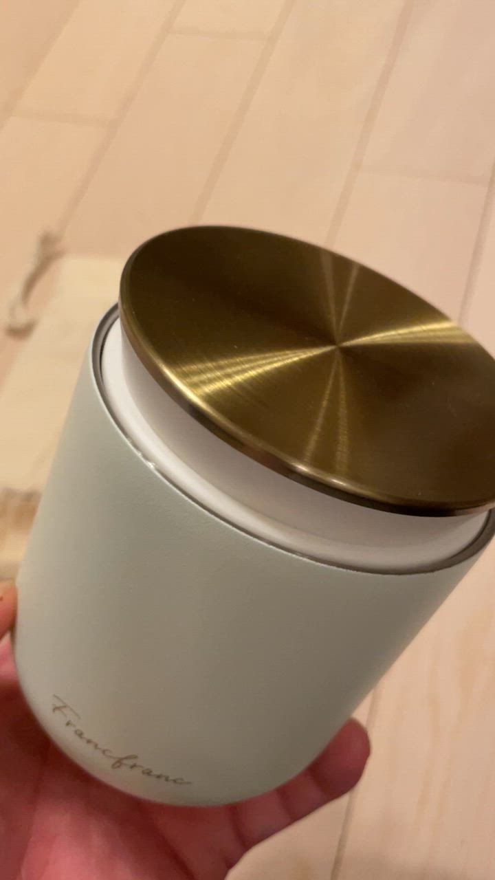 Francfranc キッチン ロゴ スープジャー 300ml ホワイト