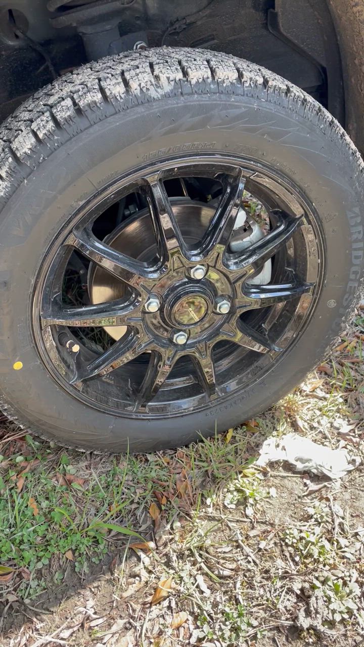 ブリザック VRX2 軽量ホイール 2023年製造 155/65R14 75Q